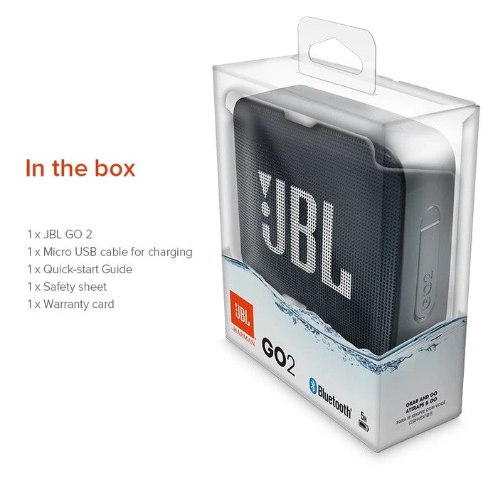 IPX7 Waterproof Wireless Portable JBL GO2 Bluetooth Speaker