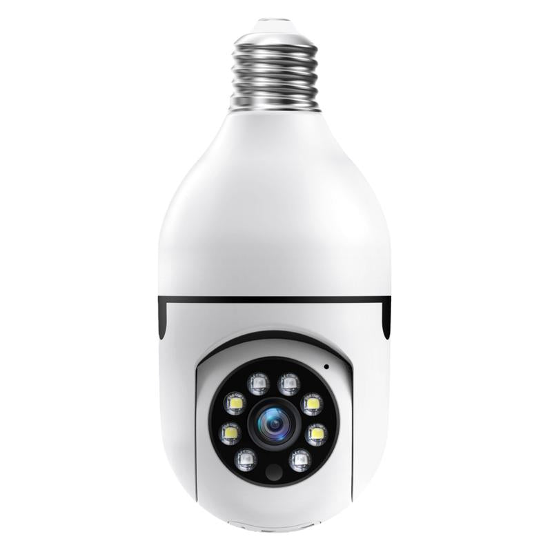 NOAHTEC Light Bulb Security Camera with 3MP HD, Infrared Night Vision, Pan/Tilt, 2-Way Audio, Human Detection & Alexa Compatibility