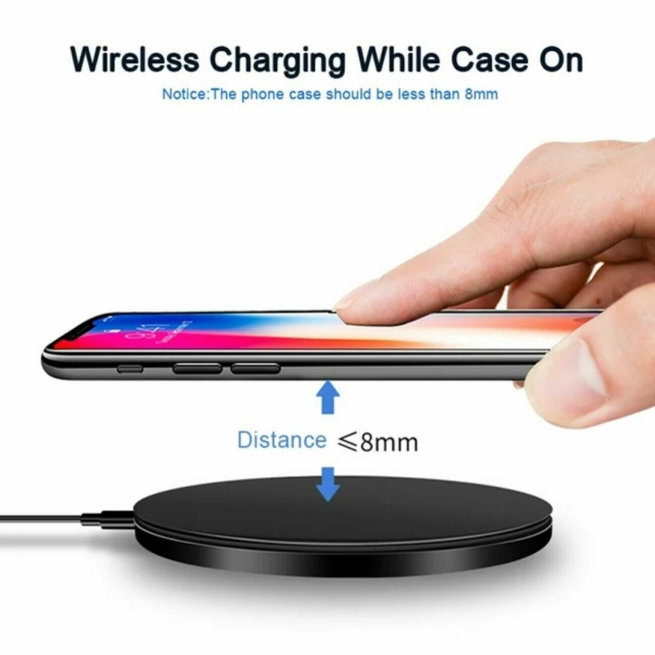 20W Wireless Charger Fast Charge Pad For Samsung iPhone XS Max X XR 12