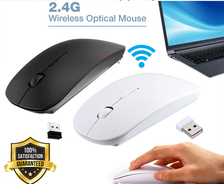 2.4GHz USB Wireless Optical Mouse Mice For Apple Mac Macbook Pro Air