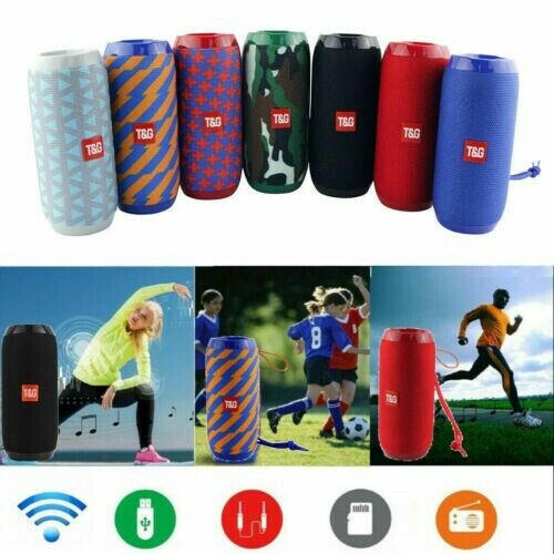 Bluetooth Speaker Wireless Waterproof Outdoor Stereo Bass USB/TF/FM