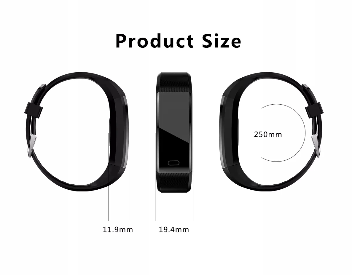 Fitness Smart Watch Activity Tracker Heart Rate For Women Men Oxygen