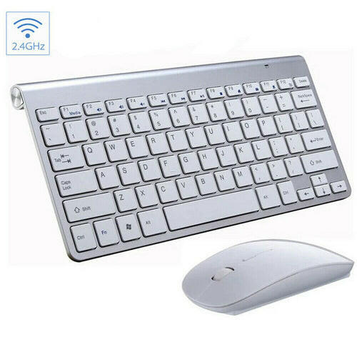 Mini Wireless Keyboard And Mouse Set Waterproof 2.4G For Mac Apple PC