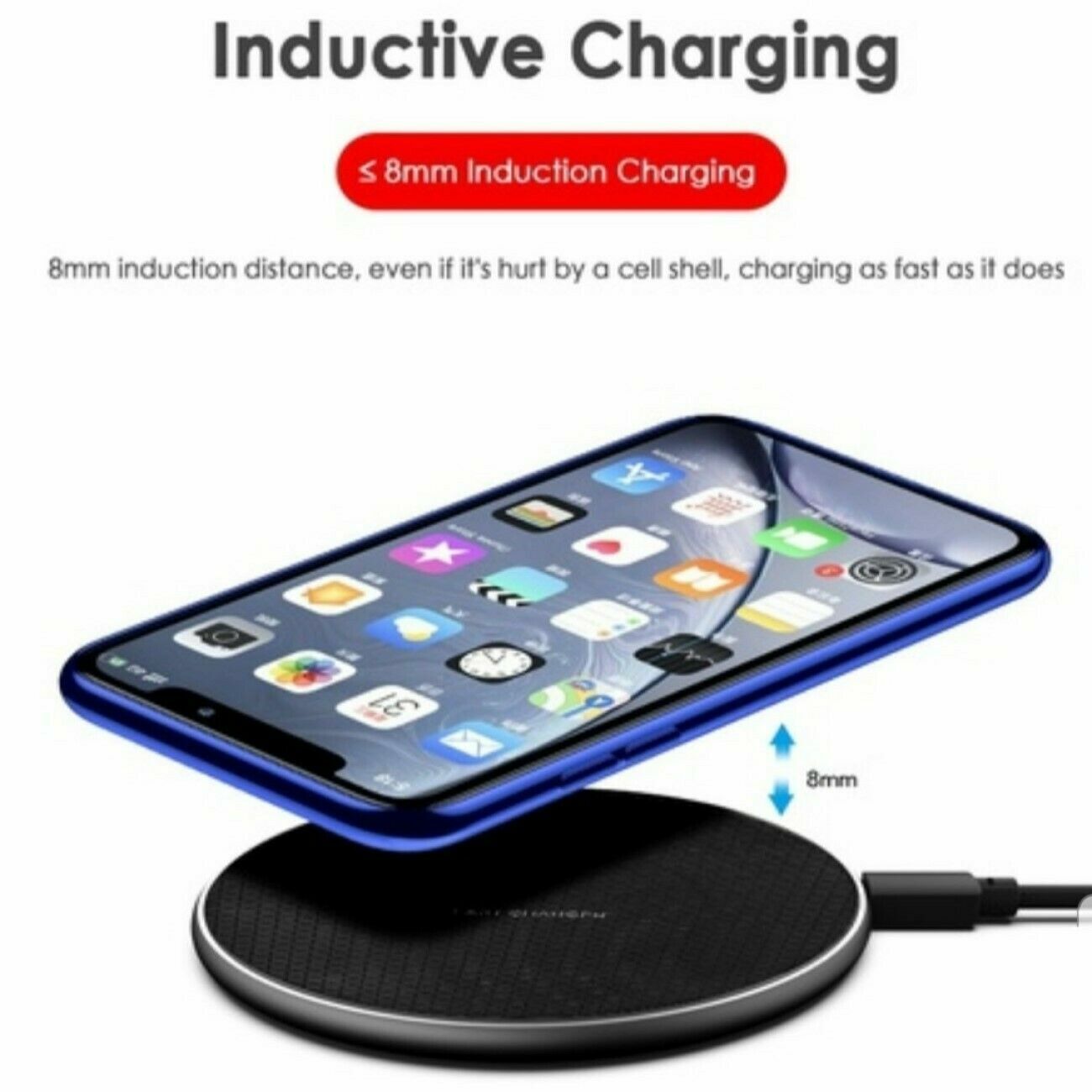 20W Wireless Charger Fast Charge Pad For Samsung iPhone XS Max X XR 12