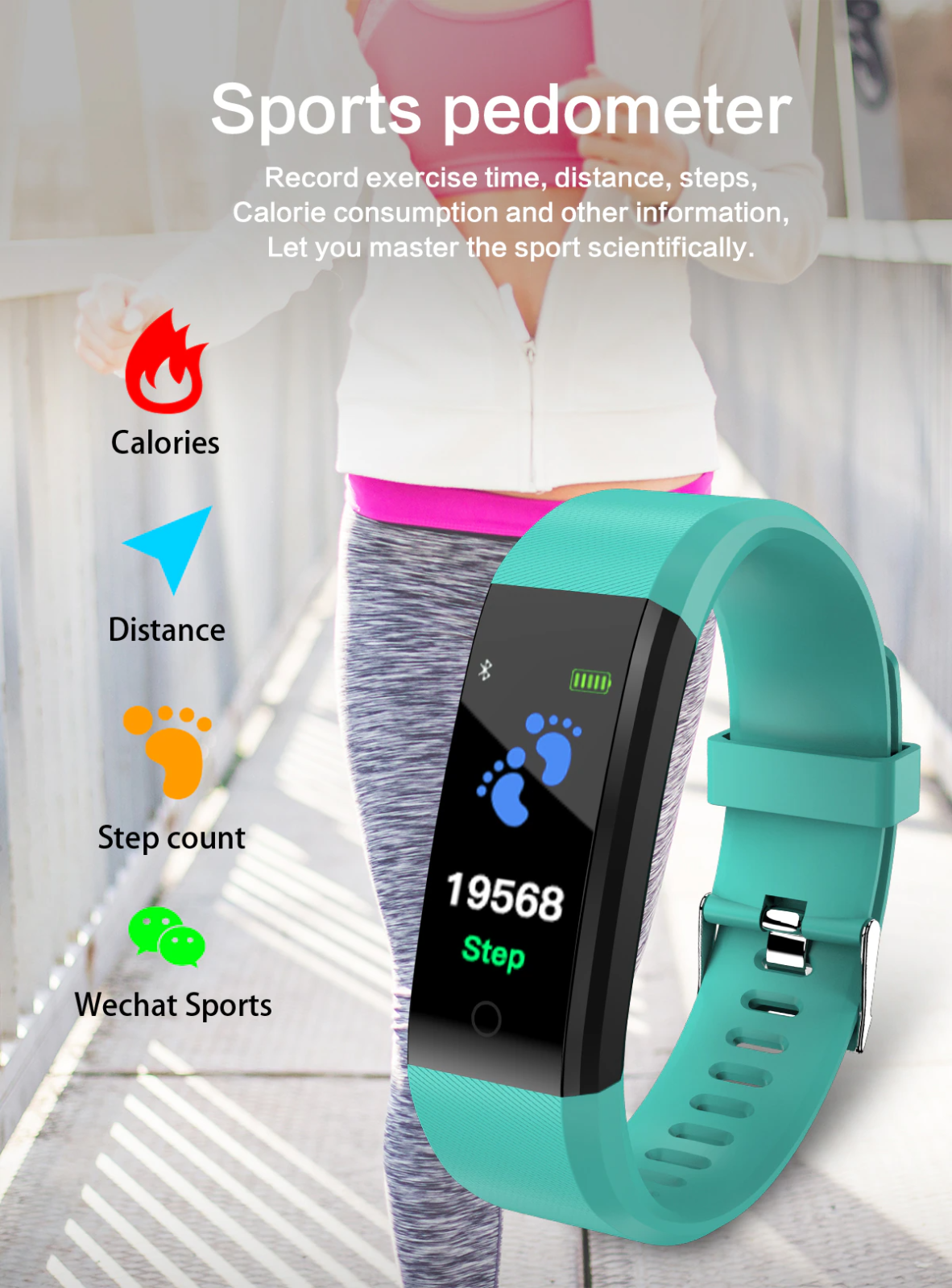 Fitness Smart Watch Activity Tracker Heart Rate For Women Men Oxygen