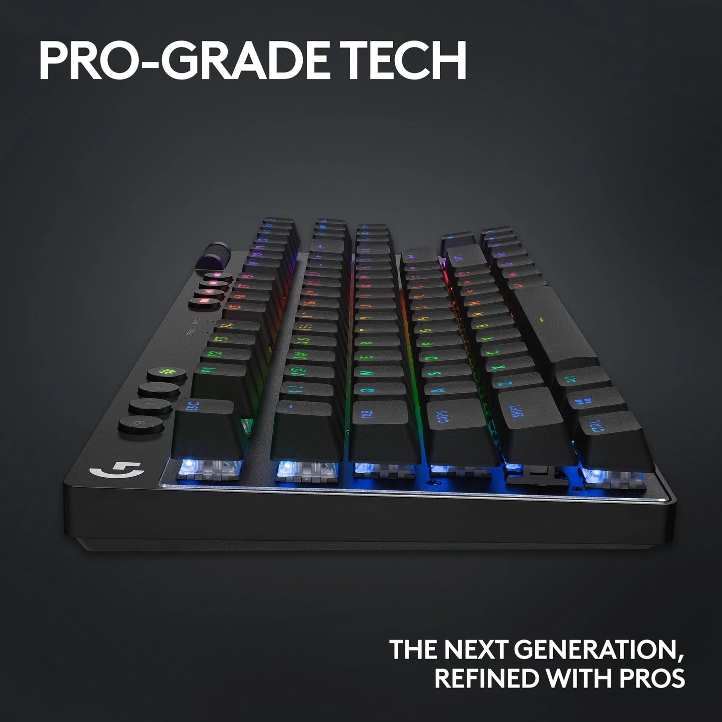 Certified Refurbished - Logitech G PRO X TKL LIGHTSPEED Wireless Gaming Keyboard, Ultra-Portable Tenkeyless Design