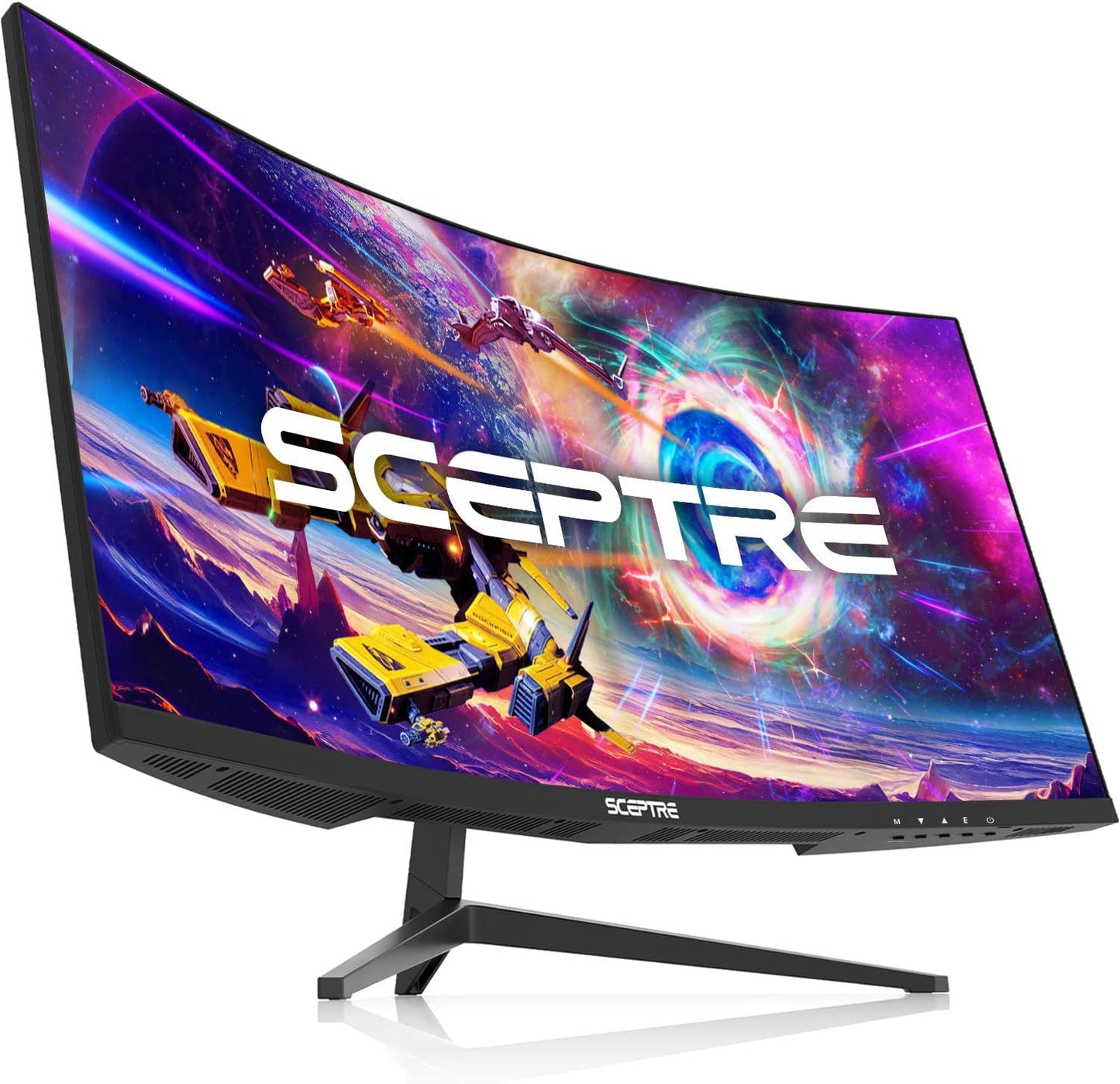 30-Inch Curved Ultra-Wide Gaming Monitor 21:9 2560x1080, 200Hz Refresh Rate, Slim Design, HDMI & DisplayPort, Built-In Speakers, Metal Black (C305B-200UN1).