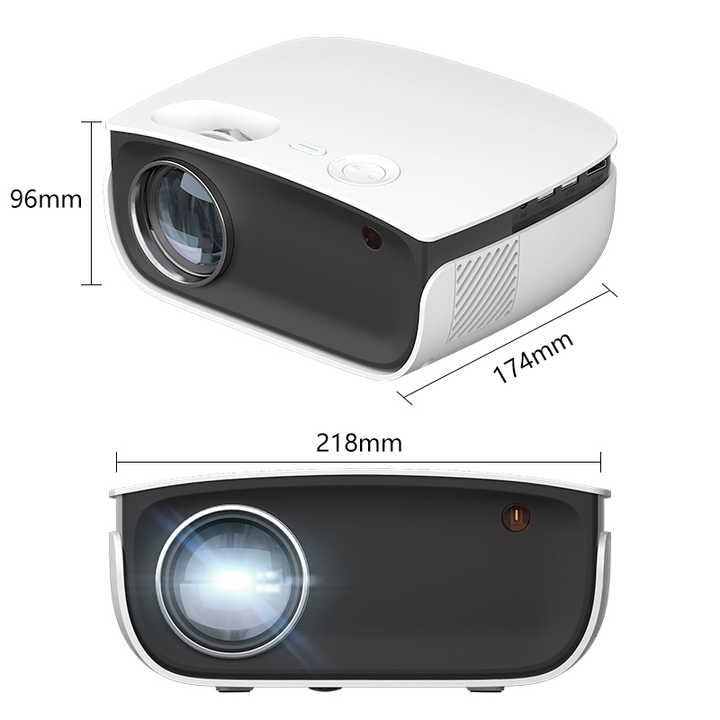 Devanti Mini Video Projector Wifi USB HDMI Portable 2000 Lumens HD