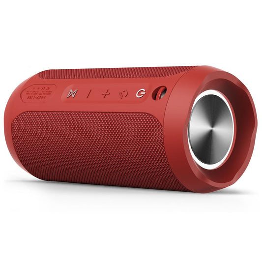 EDUPLINK Bluetooth Speaker, Portable Wireless Speakers, Waterproof IPX7 Speaker, TWS Pairing Stereo, Built in Microphone, Long Playtime for Home, Travel, Red