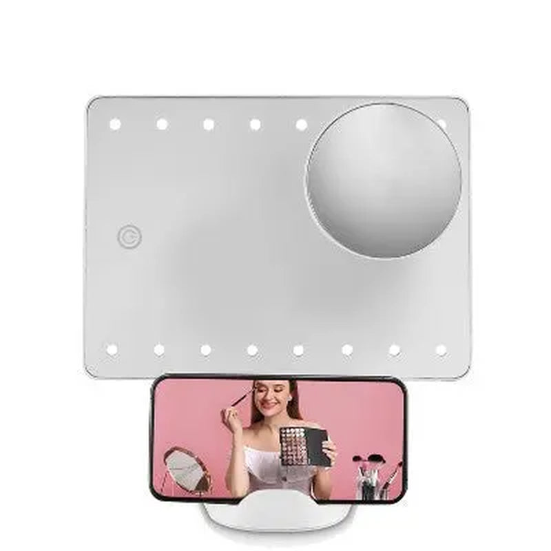 Conair LED Hollywood Lighted Social Media Makeup Mirror - White