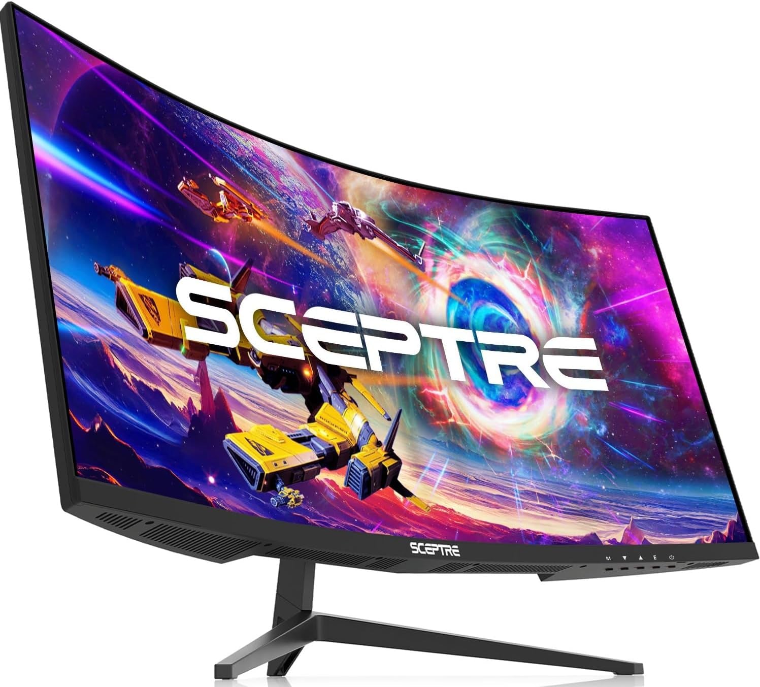 30-Inch Curved Ultra-Wide Gaming Monitor 21:9 2560x1080, 200Hz Refresh Rate, Slim Design, HDMI & DisplayPort, Built-In Speakers, Metal Black (C305B-200UN1).