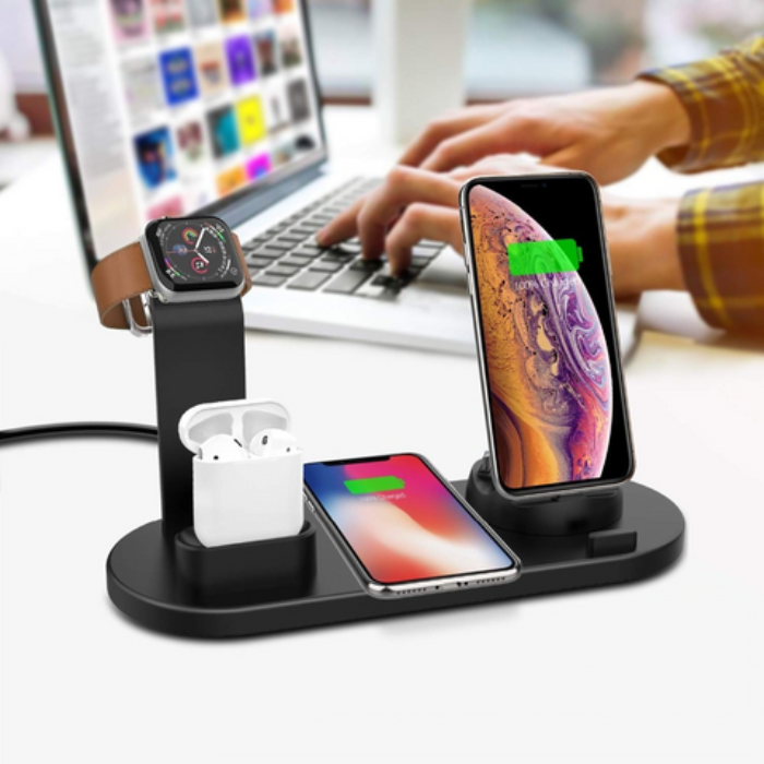 3-in-1 Fast Wireless Chargers Charging Pad for Mobile Phone/iWatch