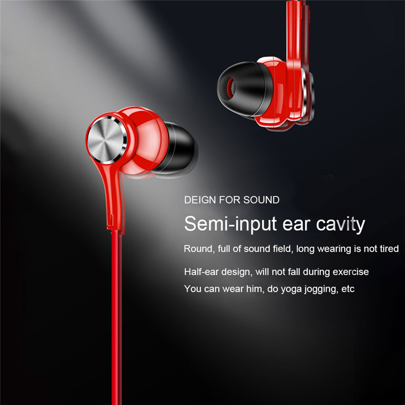 Sport Neckband Bluetooth Earphone Magnetic Wireless Headphones.