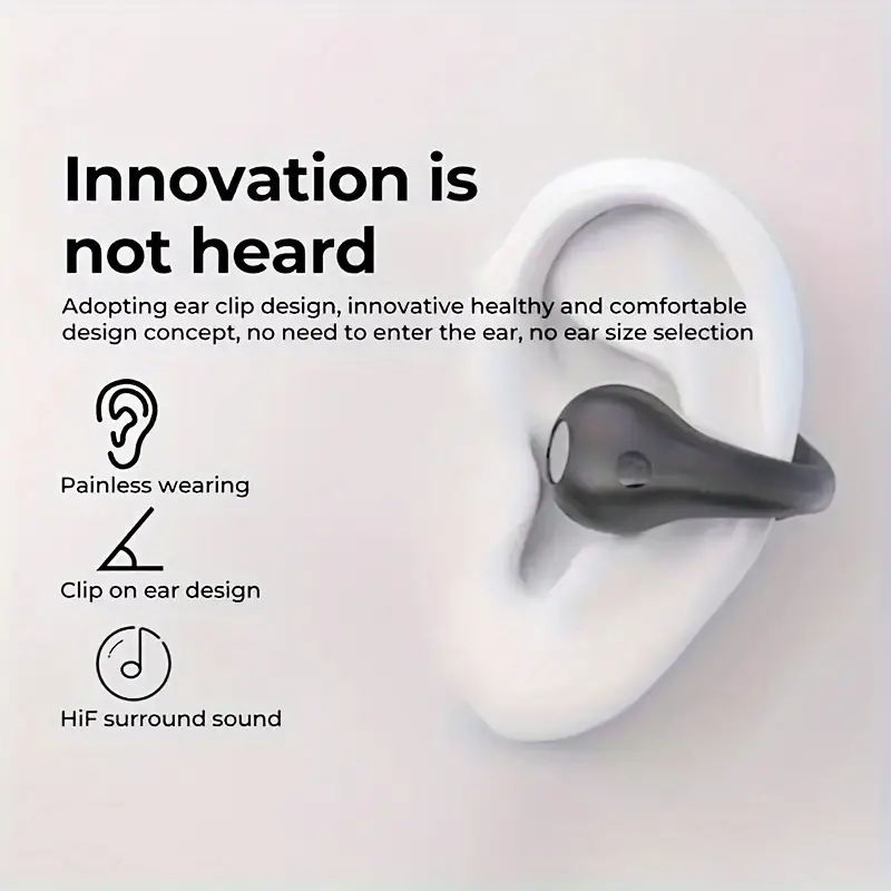 Open Ear Clip Wireless Earplugs Bluetooth TWS