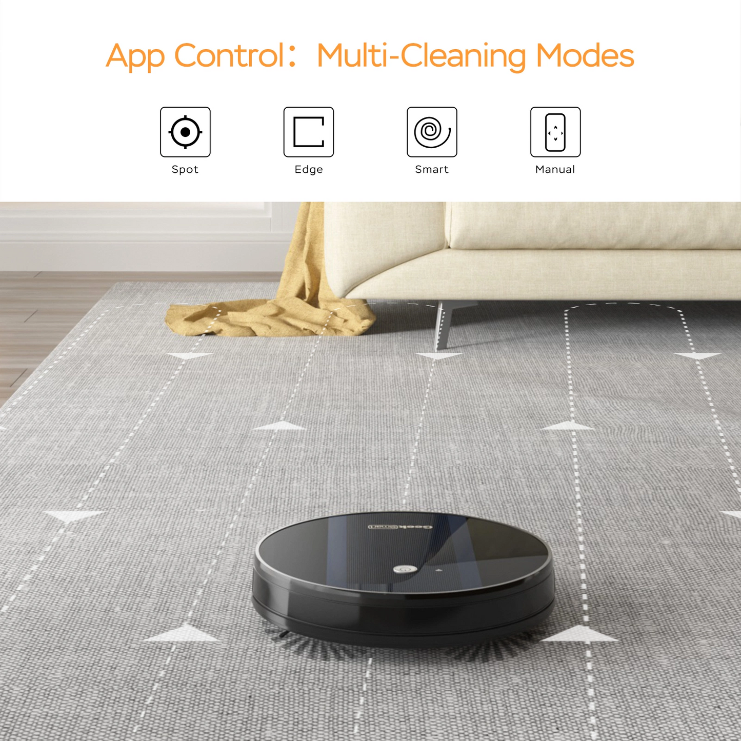 Automatic Self-Charging Smart App Robot Vacuum Cleaner