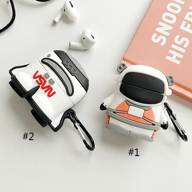 Rocket Astronaut Cute Headphone Case Hard