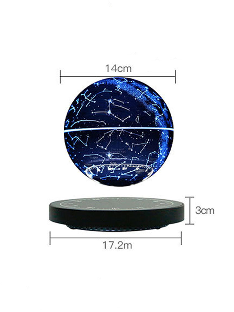 Magnetic Levitation Moon Table Lamp RGB Floating Ball Lamp Night Light