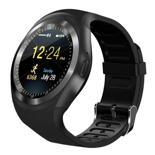 Y1 smart watch wristband style high resolution Relogio Android phone